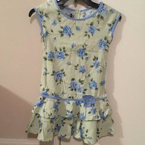 Girls' short sleeve dress